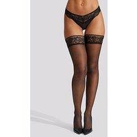 Ann Summers Scallop Edged Lace Top Hold Ups