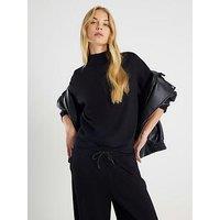 River Island Premium Long Sleeve Top - Black