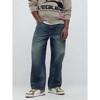 River Island Baggy Fit Jeans - Blue