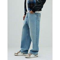 River Island Baggy Fit Jeans - Blue