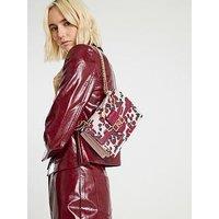 River Island Floral Rr Panelled Shoulder Bag - Pink