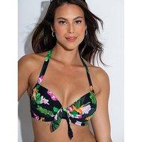 Pour Moi Palermo Underwired Padded Halter Bikini Top