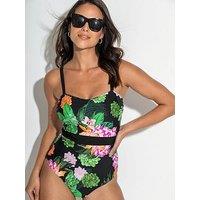 Pour Moi Palermo Panelled Tummy Control Swimsuit