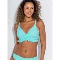Pour Moi Free Spirit Non Padded Underwired Twist Front Frill Top