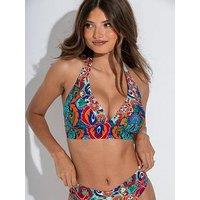 Pour Moi Venice Beach Non-Wired Longline Removable Cup Halter Top