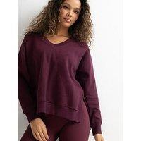 Pour Moi The Softest Off Duty Relaxed V-Neck Sweatshirt