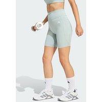 Adidas Optim&Eacute; Essentials Stash Pocket 7-Inch Short Leggings