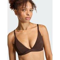 Adidas Iconisea Ribbed Padded Triangle Bikini Top