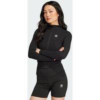 Adidas Originals Essentials Ribbed Full-Zip Tracksuit Top