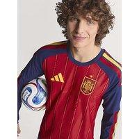 Adidas Spain 26 Home Authentic Long Sleeve Jersey