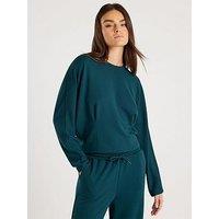 River Island Premium Batwing Sleeve Sweatshirt - Green