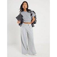 River Island Petite Tailored Trousers - Grey