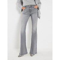 River Island Mid Rise Flared Jeans - Grey