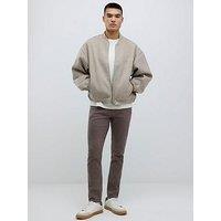 River Island Slim Fit Washed Jeans - Brown