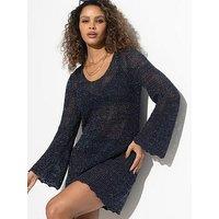 Pour Moi Crochet Short Dress