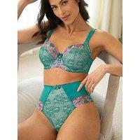 Pour Moi Sofia Lace Embroidered Deep Brief