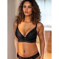 Pour Moi Taylor Lace High Apex Push-Up Padded Plunge Bra