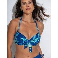 Pour Moi Palermo Underwired Padded Halter Bikini Top