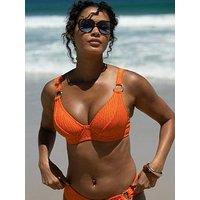 Pour Moi Algarve Non-Padded Underwired Textured Bikini Top