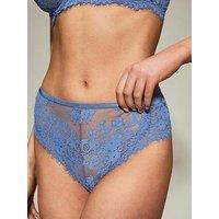 Kbx Bridal Renee High Waist Knicker Mid Blue