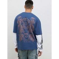 River Island Japanese Double Layered T-Shirt