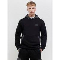 River Island Regular Fit Luminis Badge Hoodie