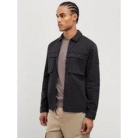 River Island Regular Fit Zipped Overshirt