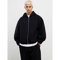 River Island Oversized Fit Sanctuaire Felt Hoodie