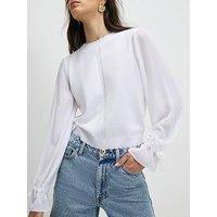 River Island Chiffon Long Sleeve Blouse
