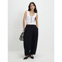 River Island Petite Pleated Balloon Leg Trousers