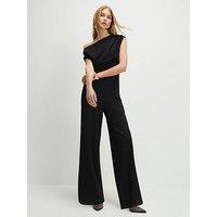 River Island Sleeveless Asymmetric Drape Jumpsuit