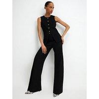 River Island Stretch Wide Leg Trousers