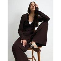 River Island Long Sleeve Premium Zip Through Hoodie