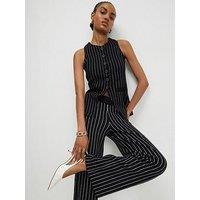 River Island Pinstripe Longline Waistcoat