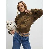 River Island Funnel Neck Bomber Jacket