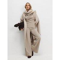 River Island Stretchy Striped Wide Leg Trousers