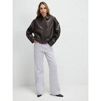 River Island Relaxed Straight Jeans - Light Purple