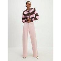 River Island Relaxed Straight Jeans - Pink