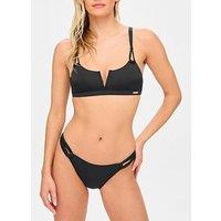 Kbx Swim Essentials Tie Side Bikini Bottoms - Black