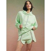 River Island Year Zero Embellished Shorts - Green