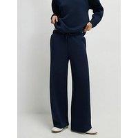 River Island Premium Twill Wide Leg Joggers