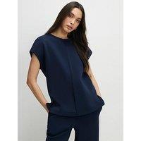 River Island Premium Twill Short Sleeve Top