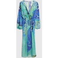 River Island Floral Print Maxi Beach Tunic Dress