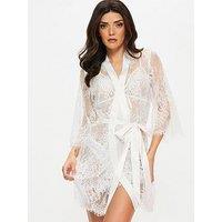 Ann Summers Availing All Over Lace Robe Bridal