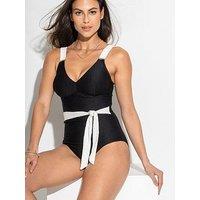 Pour Moi Acapulco Belted Tummy Control Swimsuit
