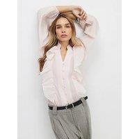 River Island Long Sleeve Frilled Shirt