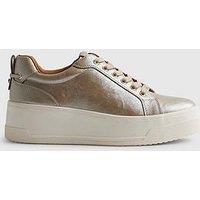 River Island Lace Up Flatform Trainers