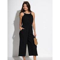 Pour Moi Gemma High Neck Jumpsuit