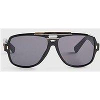 River Island Gold Detail Aviator Sunglasses