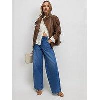 River Island Baggy Fit Jeans - Blue